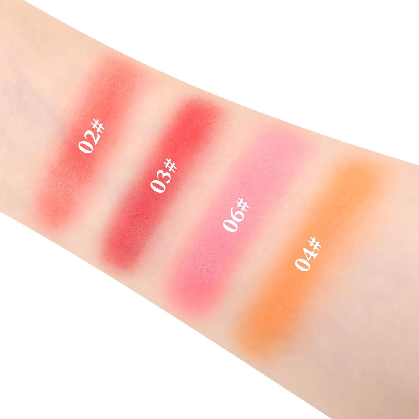 Boobeen Soft Blend Powder Blush for Cheeks, Buildable Color Matte Smooth Blush Palette Compact Blush Powder Makeup, Long-lasting Flush Color, with Mirror and Brush