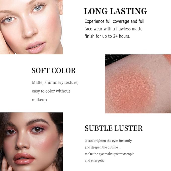Liquid Blush Makeup, Cream Blush for Cheeks, Waterproof Long Lasting Blush Face Makeup Multi-Use Blush Beauty Wand for Cheeks & Lip Tint Natural Cream Blusher Makeup for All Skin Tones(#04 Soft Pink)