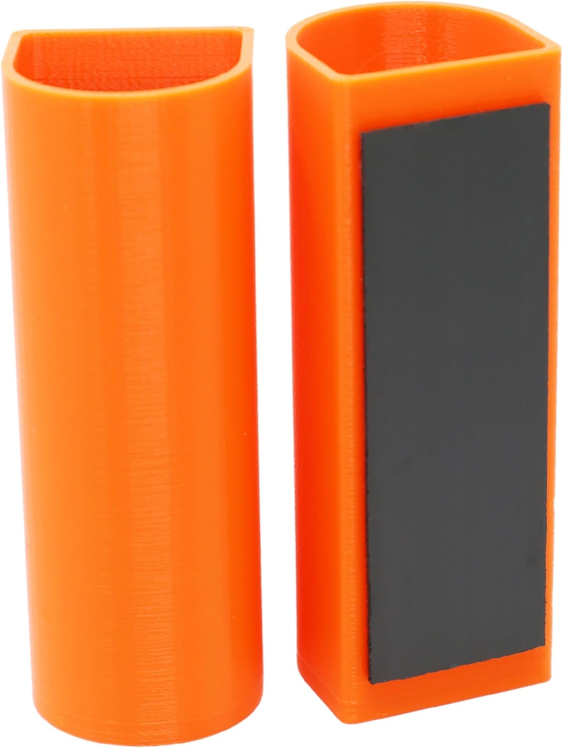 Magnetic Pen Holder, Marker Holder and Pencil Holder for Refrigerator, Locker, Whiteboard or Desk (Small, Pumpkin, Set of 2)