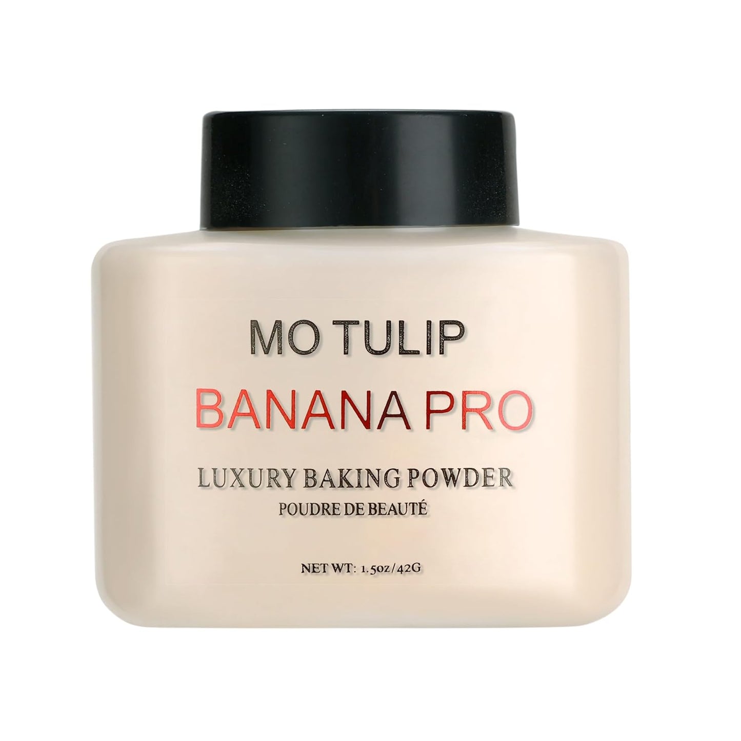 Banana Pro Loose Baking Powder, long lasting Matte Finish Make Up Setting Powder, Easy to Make Up Face Powder for Medium Skin Tones, Minimizes Pores and Fine Lines (1.5 O.Z)