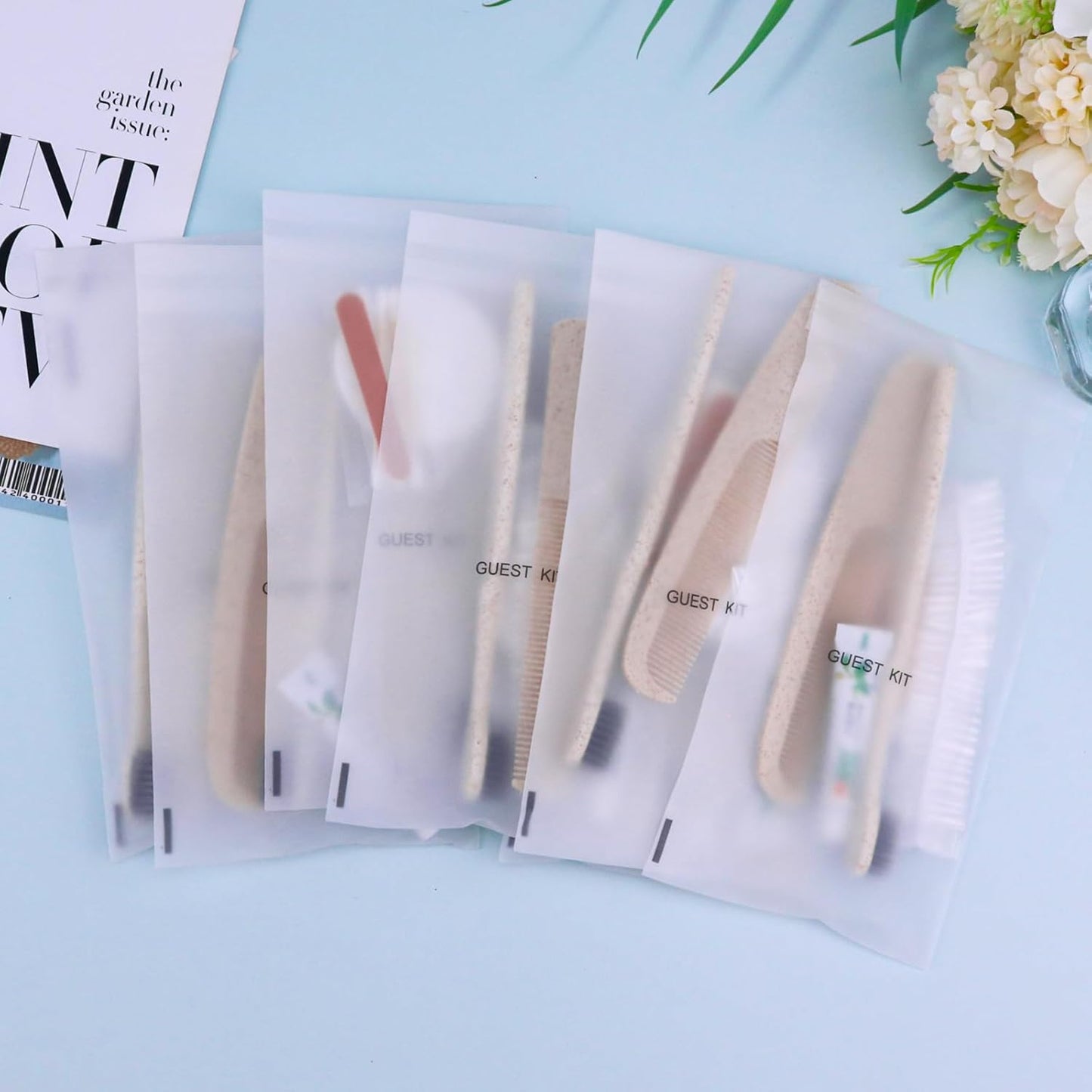 Hygiene Kit, Hygiene Kit Bulk, Travel Hygiene Kit With Toothbrush, Toothpaste, Care Package, Comb, Shower Cap, Individually Packed, Suitable For Hotel, Home, Camping, Travel (100-PACK)