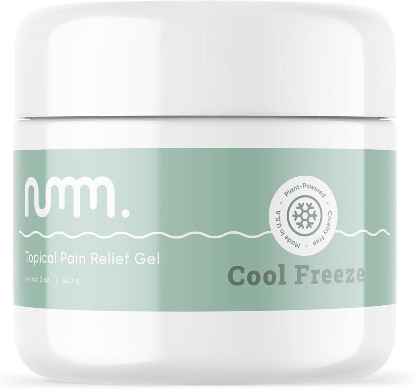 numm. Instant Pain Relief Gel, Cool Freeze, 6% Menthol, Citrus Mint Scent (2 Ounce (Pack of 1))