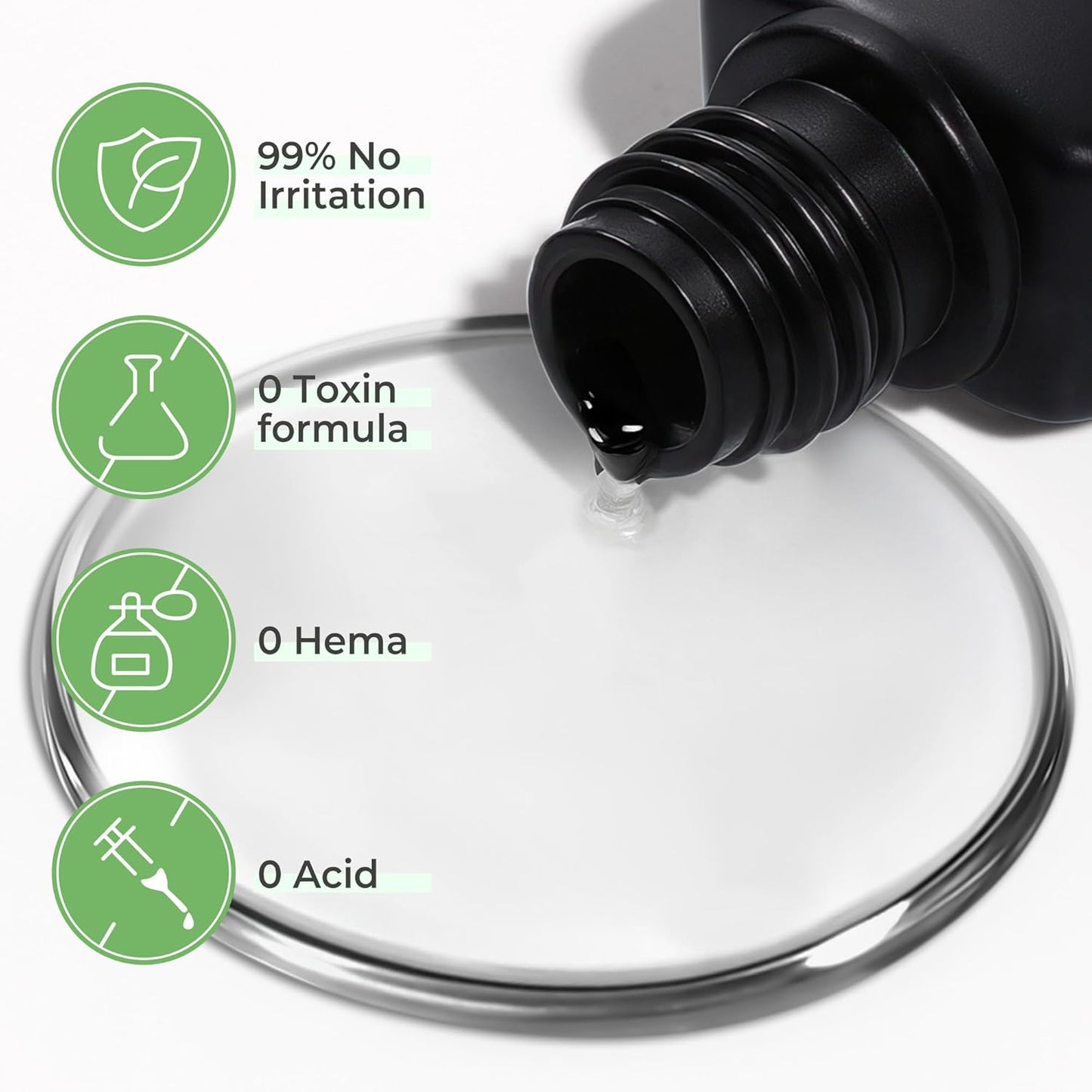 UNA GELLA Gel Nail Glue for Press Ons: 10s Fast Dry No U V Lamp Needed Glue Gel, 3pcs*5ml Upgrade Super Strong Nail Adhesive for Press on Nails, Nail Tips&Acrylic Nails-Maximum Strength, Long-lasting