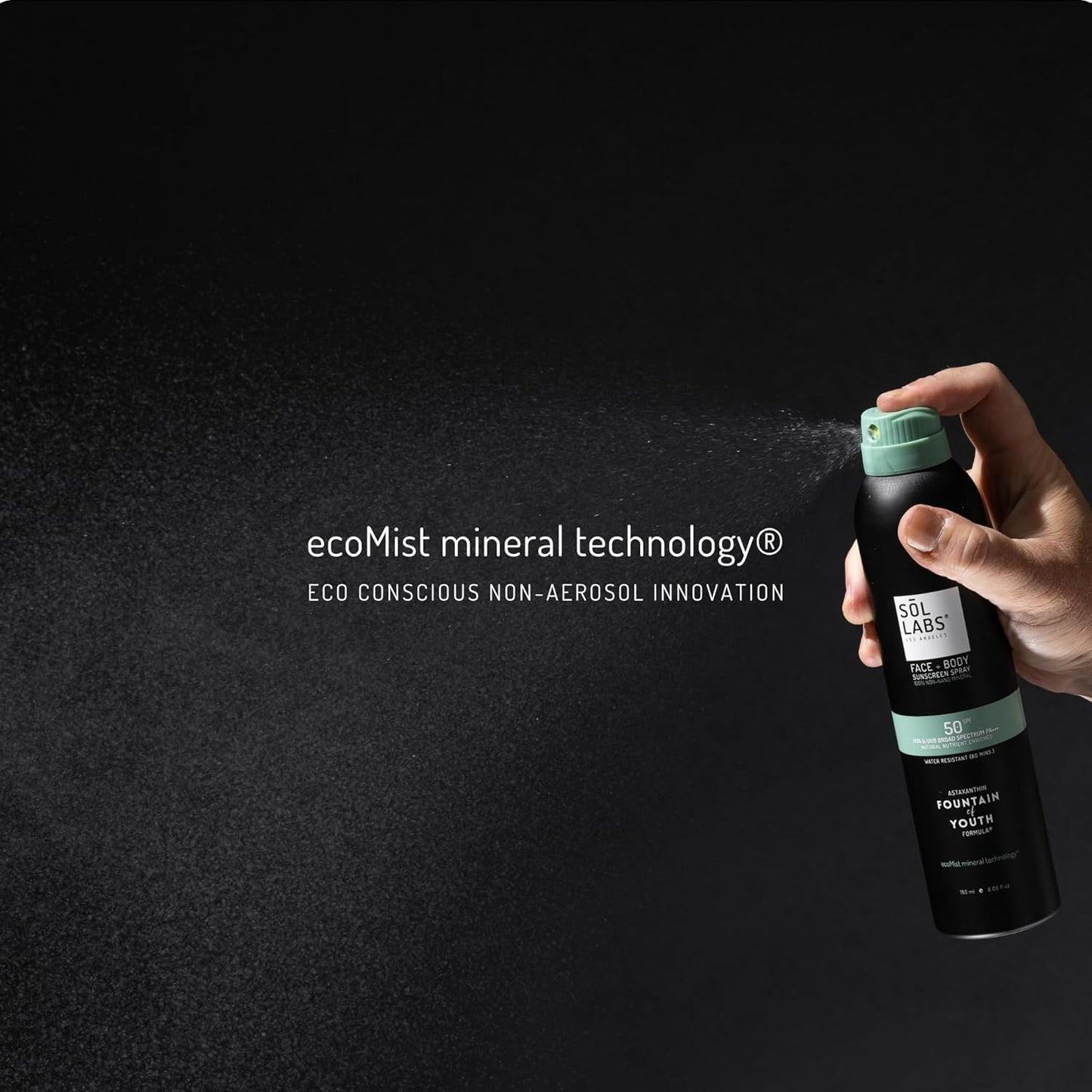 Mineral Sunscreen Spray SPF 50 – Reef Safe Sunscreen Spray, Lightweight Zinc Oxide, Water-Resistant – Korean Skincare, Face & Body Sun Protection