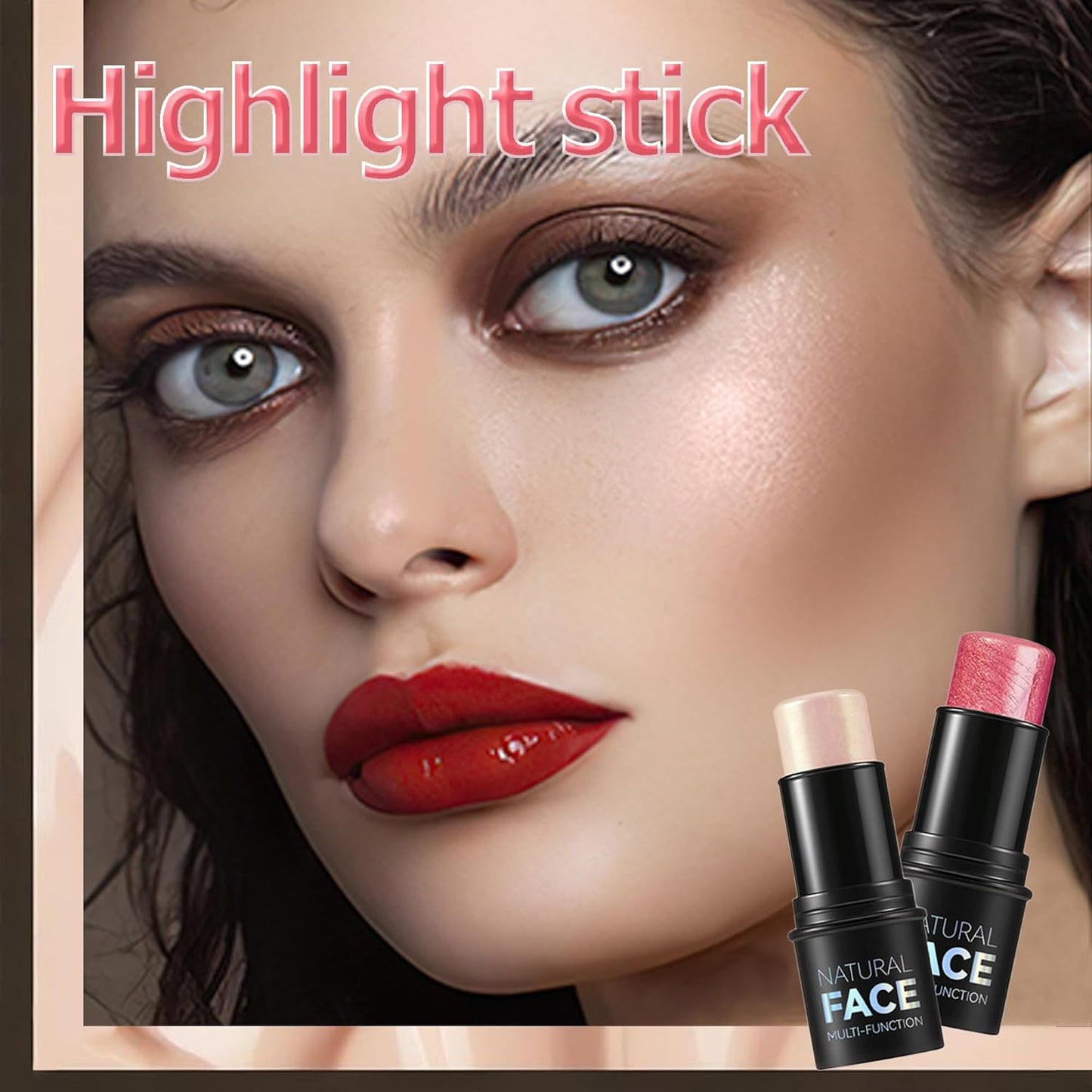 Highlighter Contour Stick, Milk Makeup Contour, Blush Sticks, Highlight Contour Palette, Glint Highlighter, Make Up Highlighter, Best Contouring Stick, Highlighter Makeup Stick, 03#QUARTZ ROSE