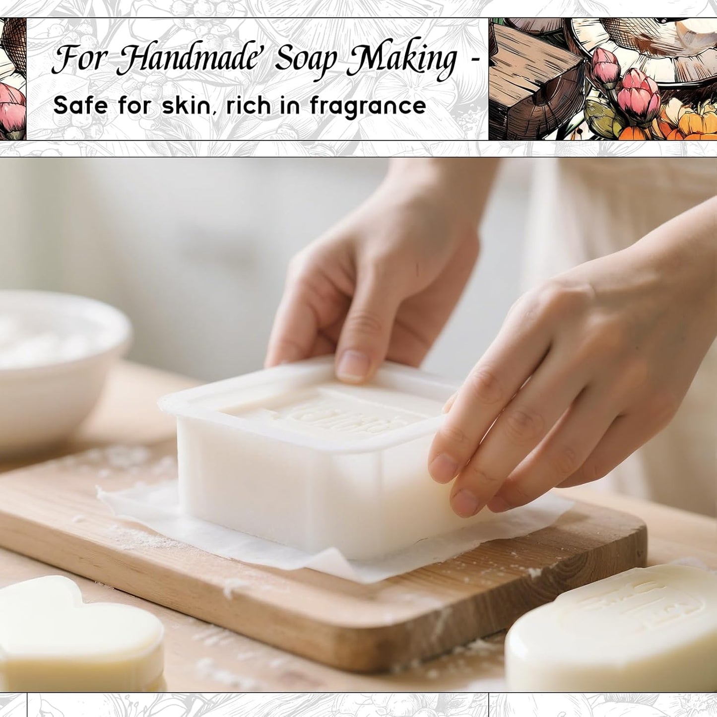 HIQILI Tidal Joy Fragrance Oil for Diffuser, Brown Sugar & Lemon Scents, Candle, Soap, Perfume Making, Long-Lasting - 1fl oz