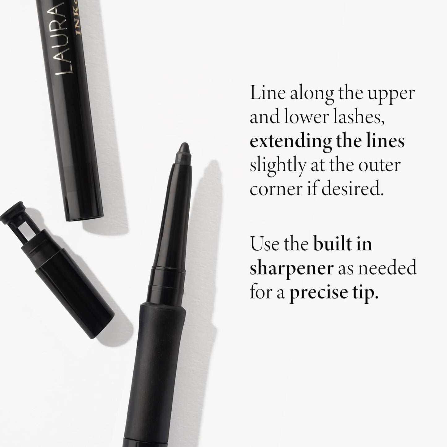 LAURA GELLER NEW YORK INKcredible Gel Eyeliner - Olive My Love - Waterproof Smudge-proof Eyeliner Pencil - Built in Sharpener