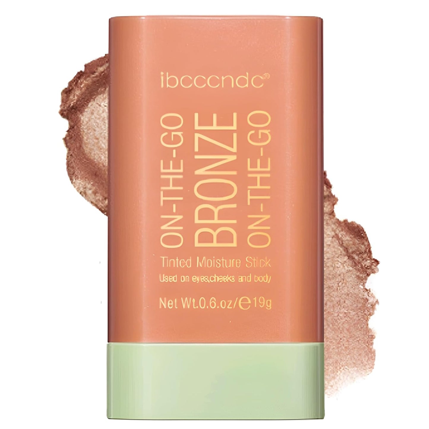 On-The-Go Bronzer Stick,Multi-Use Cream Contour Stick,Natural Long Lasting Face Bronzer,Smooth Highlighter Contour Stick,Bronze Contour Makeup Facial Shaping,03 Rich Glow