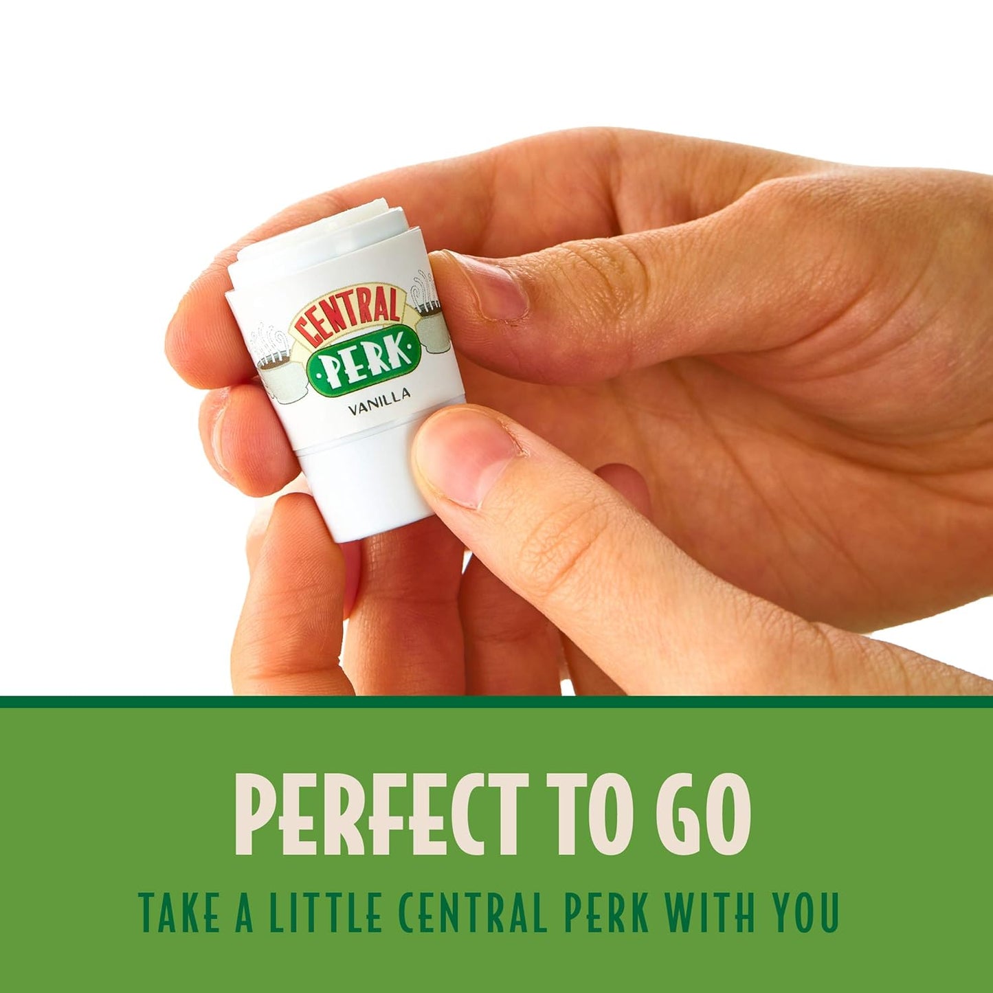 Central Perk Lip Balm - Set of 3 Flavored Chapsticks - Officially Licensed Friends TV Show Merchandise