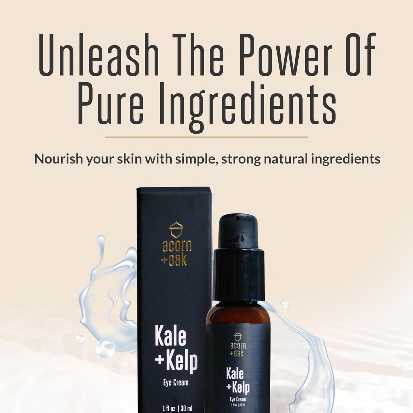 Eye Cream - Under Eye Cream for Dark Circles and Puffiness, Anti-Aging Skin Care with Aloe, Niacinamide, & Hyaluronic Acid to Firm Skin and Reduce Wrinkles, Soothing Face Cream (1 fl oz)