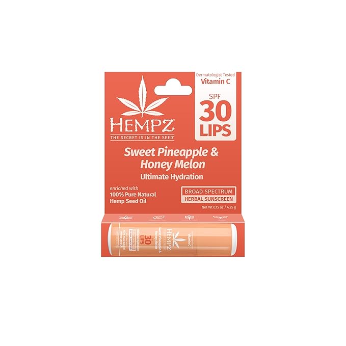 Sweet Pineapple & Honey Melon Herbal Lip Sunscreen .15 oz. SPF 30
