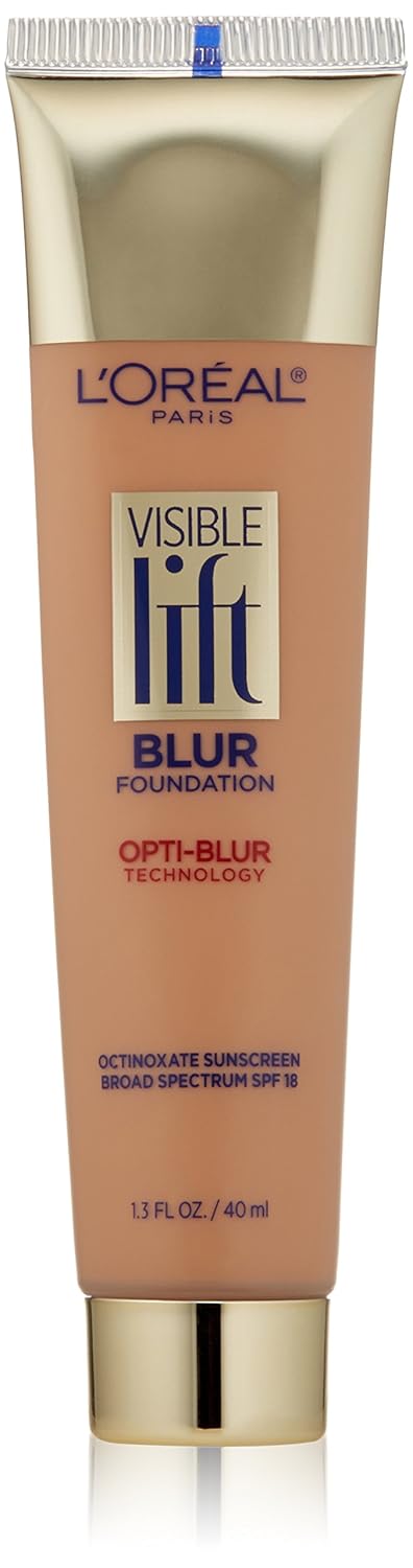 L'oreal Paris Visible Lift Blur Foundation, 205 Natural Buff, 1.3 Fluid Ounce