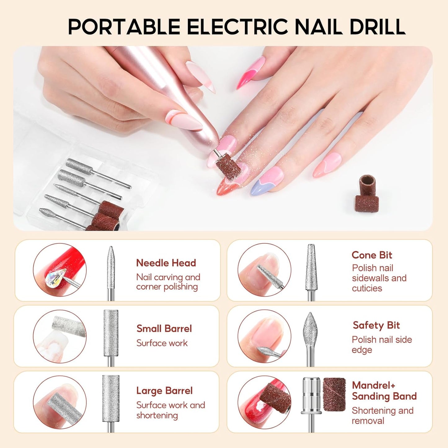 Peacecolor 59PCs Gel Nail Polish Kit with U V Light and Drill 35 Colors Gel Polish Kit with 5PC Matte/Glossy/Glitter Top Base Coat Nail Art Rhinestone Stickers Manicure Kit Gifts for Women