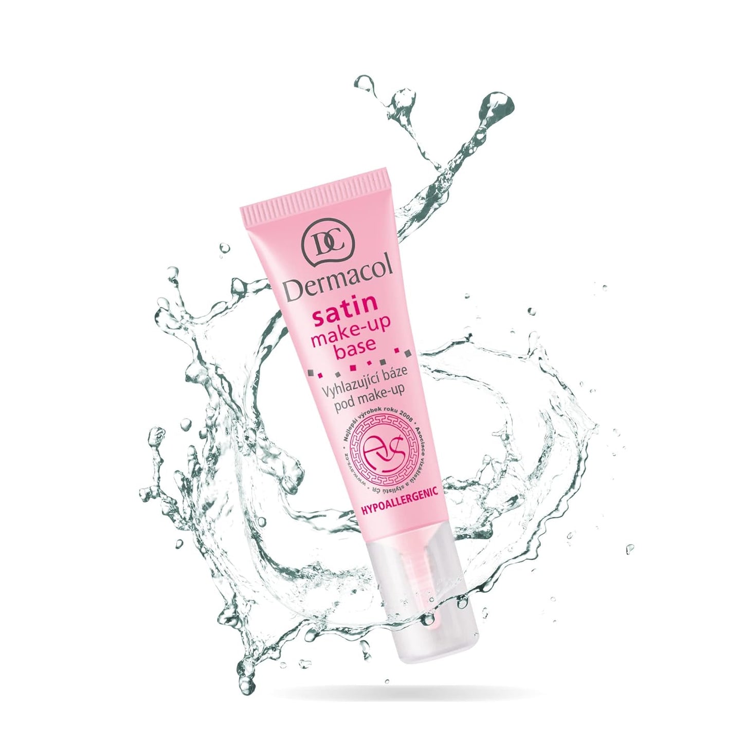 Dermacol - Satin Makeup Base, Matte Face Primer for Wrinkles and Pores, Transparent Makeup Primer for Oily Skin & Dry and Combination Skin, Easy to Blend Pore Filling Primer, No Preservatives, 10 mL