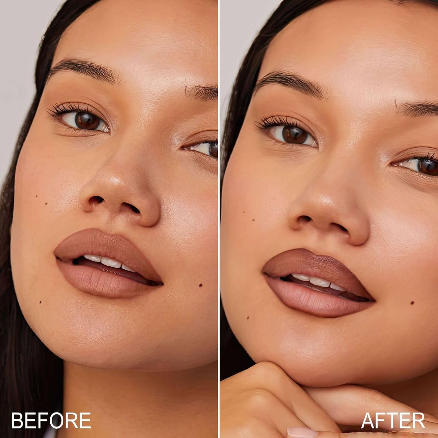 OETUIOW Lip Stain - All Day Lip Stain Peel Off, Naturally Moisturizing Lightweight Glow-Boosting Non-Sticky, Vegan Lip Makeup Gift for Her (Nude)