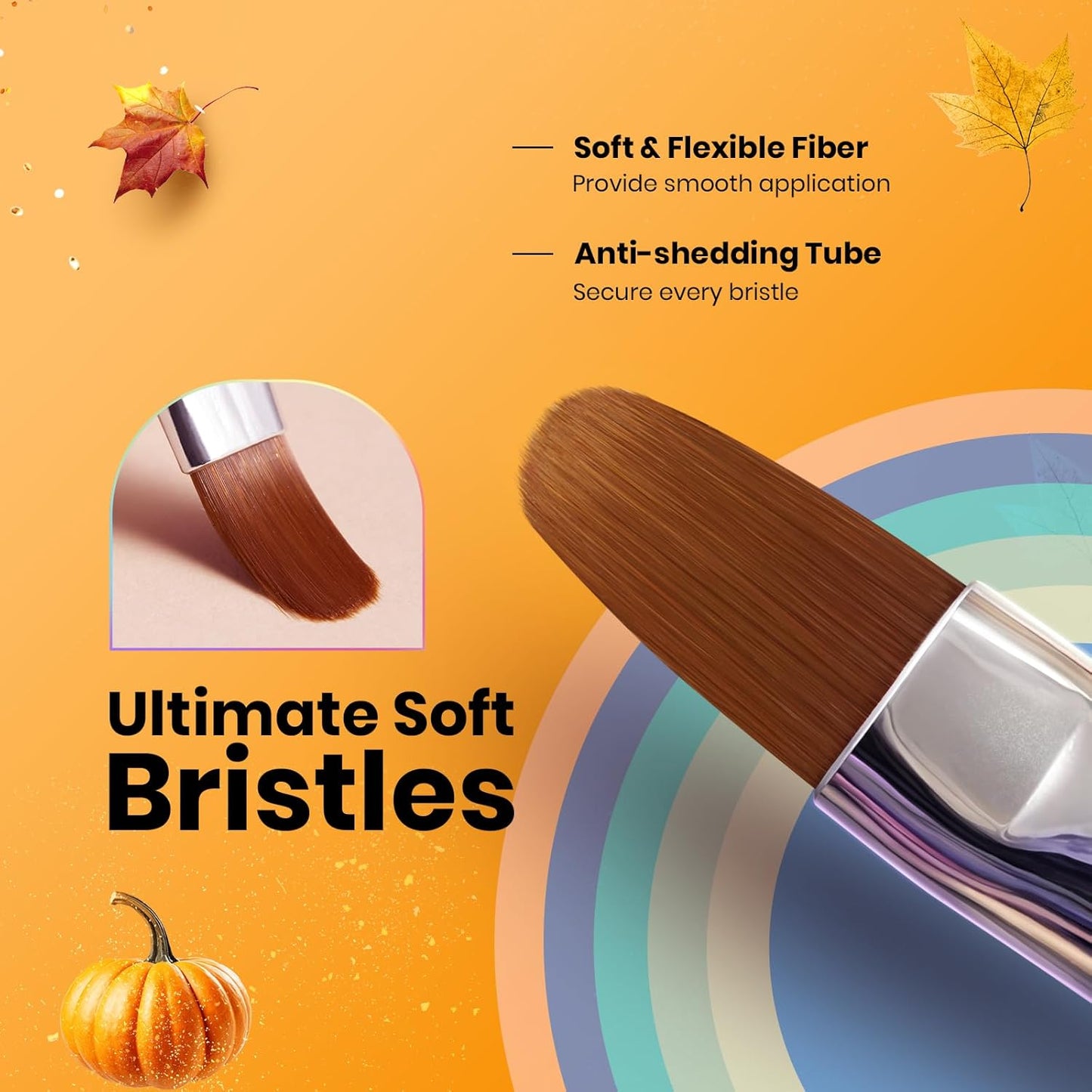 Beetles Gel Nail Art Brushes, 6 Pcs Double-Ended Fingernail Art Design Pens Gel Paint Liner Ombre Gradient French Tip Brush Dotting Pen Nail Brush Set, DIY Manicure Tools Gift for Women