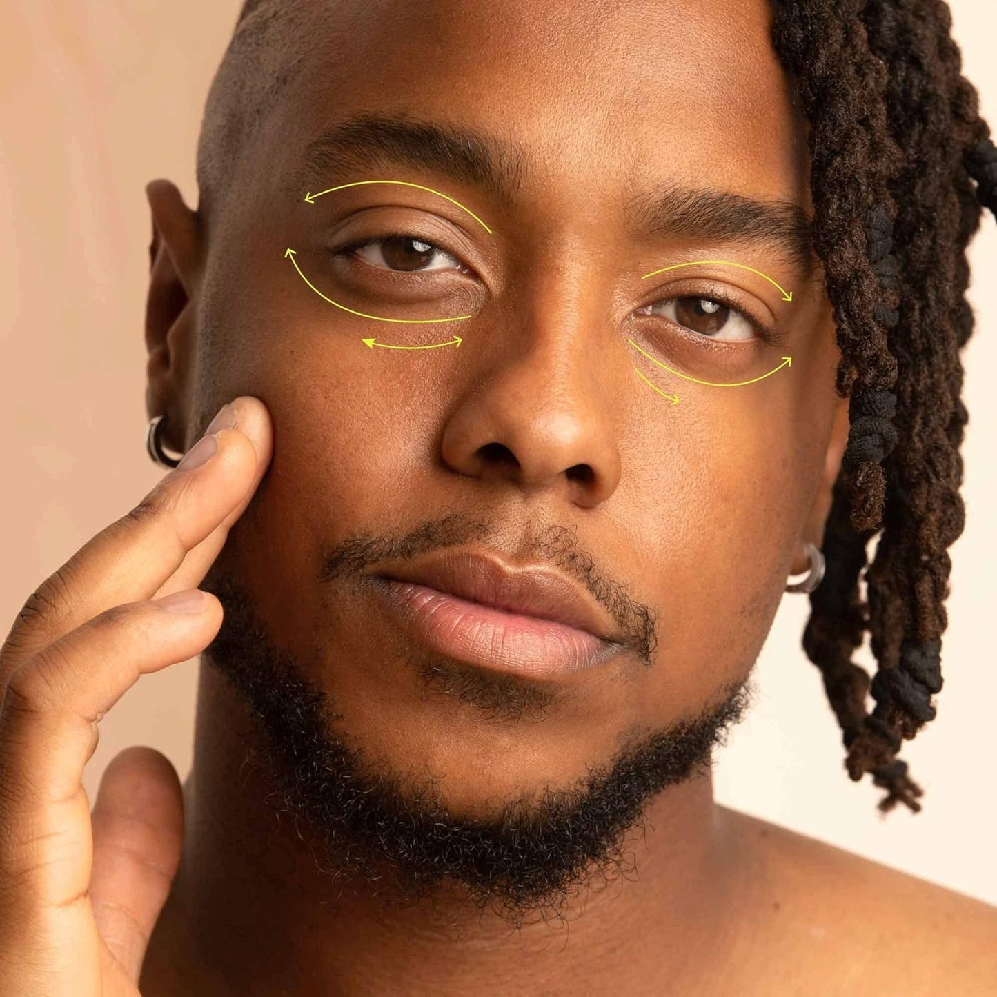 Bundle of ATTITUDE Oceanly Eye Cream Stick, EWG Verified, Plastic-free, Plant and Mineral-Based Ingredients, Vegan, PHYTO GLOW, Unscented, 0.3 Oz + Face Cream Stick, PHYTO GLOW, Unscented, 1 Oz