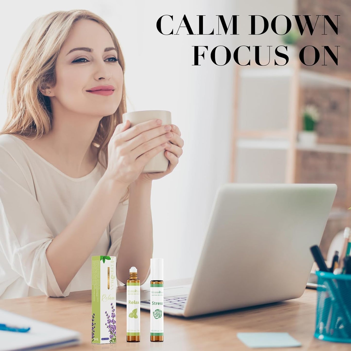 Aromatherapy Essential Oil Roll On Blend Relaxation Gift for Women, Natural and Pure Essentail Oils with Travel Size Roller Ball Bottle (Sleep, 1)