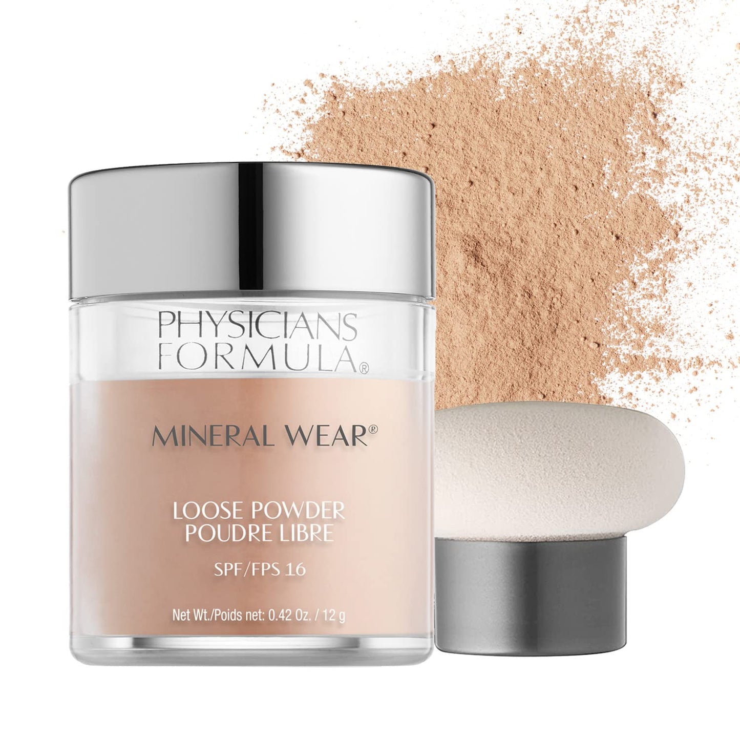 Physicians Formula Mineral Wear Talc-Free Loose Powder Creamy Natural & Setting Powder Palette Multi-Colored Pressed Finishing Powder Bundle