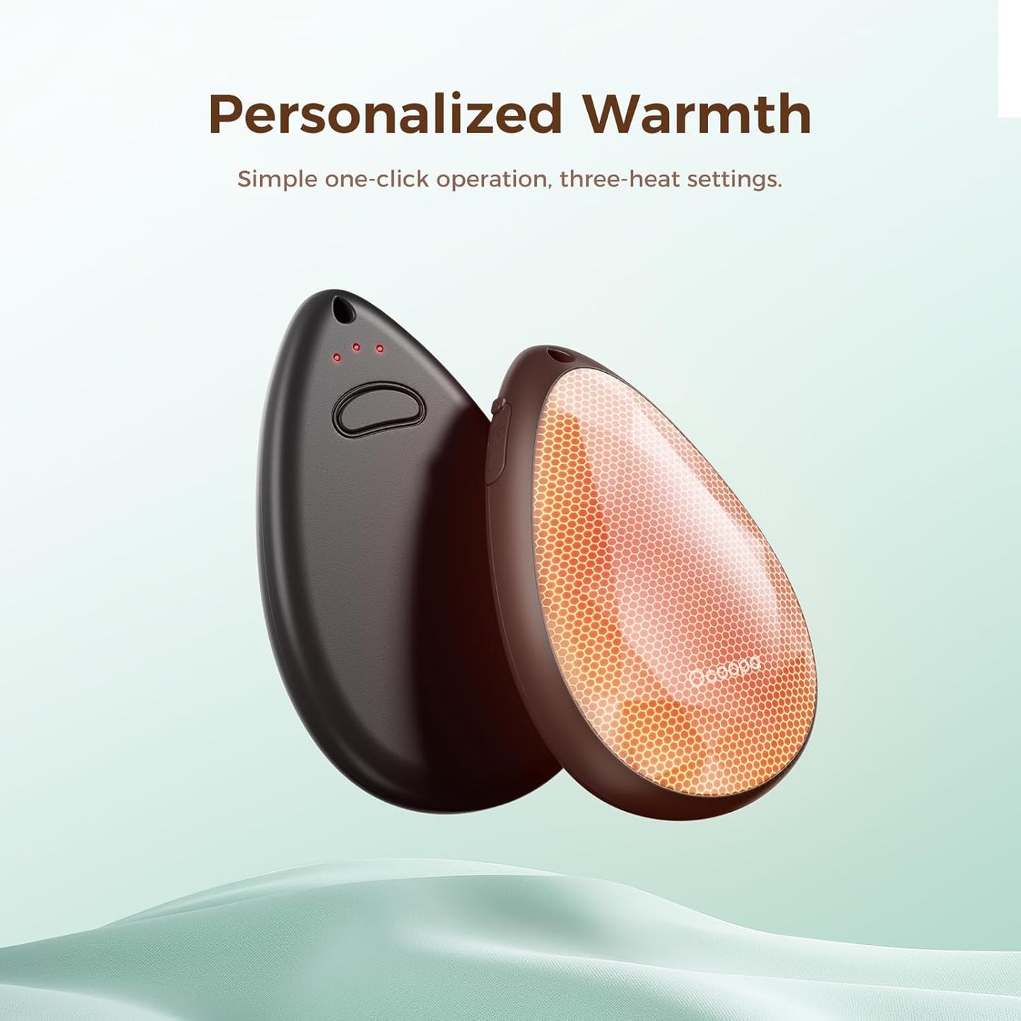 OCOOPA Women Rechargeable Hand Warmers 2 Pack, Portable, Stylish, Diamond-Shape Magnetic Electric Handwarmer, Reusable Pocket Heater, 2025 Tech Gifts for Christmas, Raynaud, Hiking, Camping, UT4 Rare