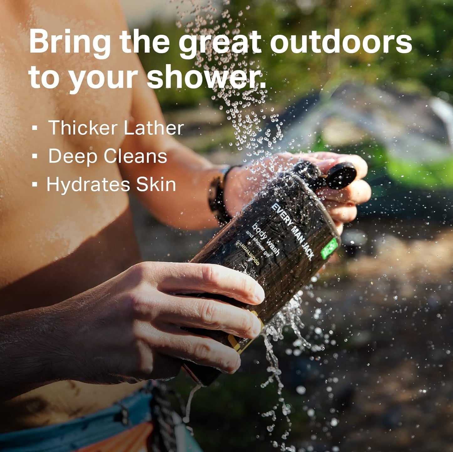 Every Man Jack Nourishing Sea Minerals + Citron Mens Body Wash for All Skin Types - Naturally Derived Ingredients - Cleanse and Hydrate Skin with Coconut and Glycerin - 24oz 2 Bottles