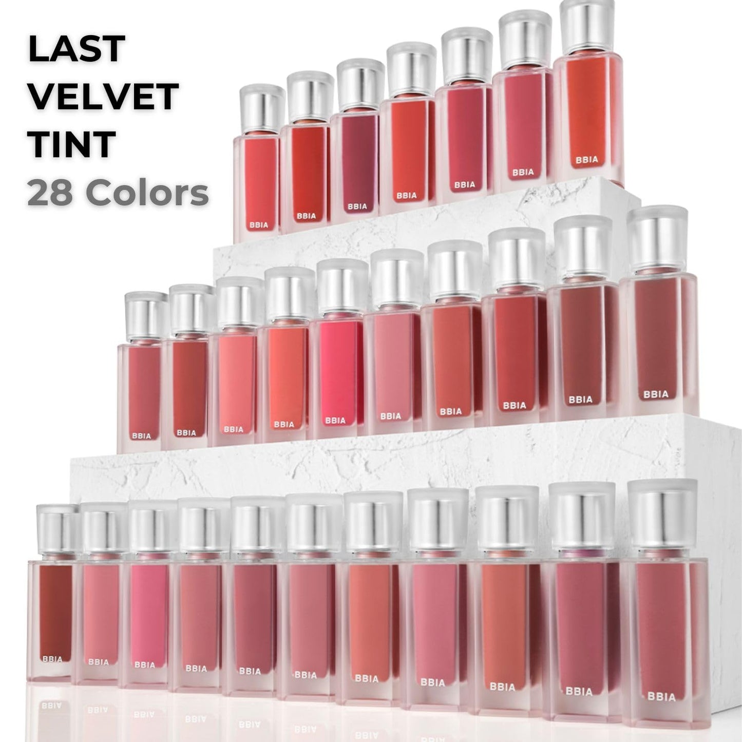 BBIA Last Velvet Tint NEW - Soft Creamy Matte Finish Lip Stain, Blur Effect & Velvety Texture, Long-Lasting, High Pigment, Non-Drying, Vegan, Korean Lip Makeup (V21 REAL NOTE, Pack of 1)