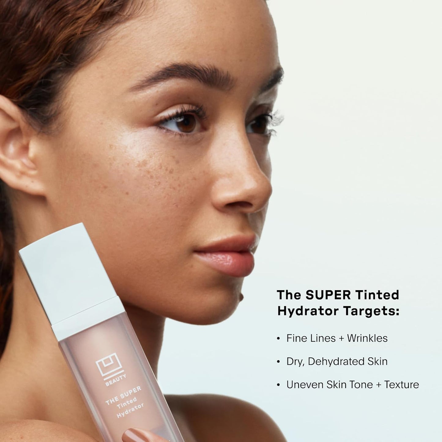 U Beauty The Super Tinted Hydrator Hyaluronic Acid Moisturizing Cream - Mega-Dose Skin Hydrator for Supple, Smooth, and Softer-Looking Skin For Up To 48 Hours - Shade 6-1.0 oz