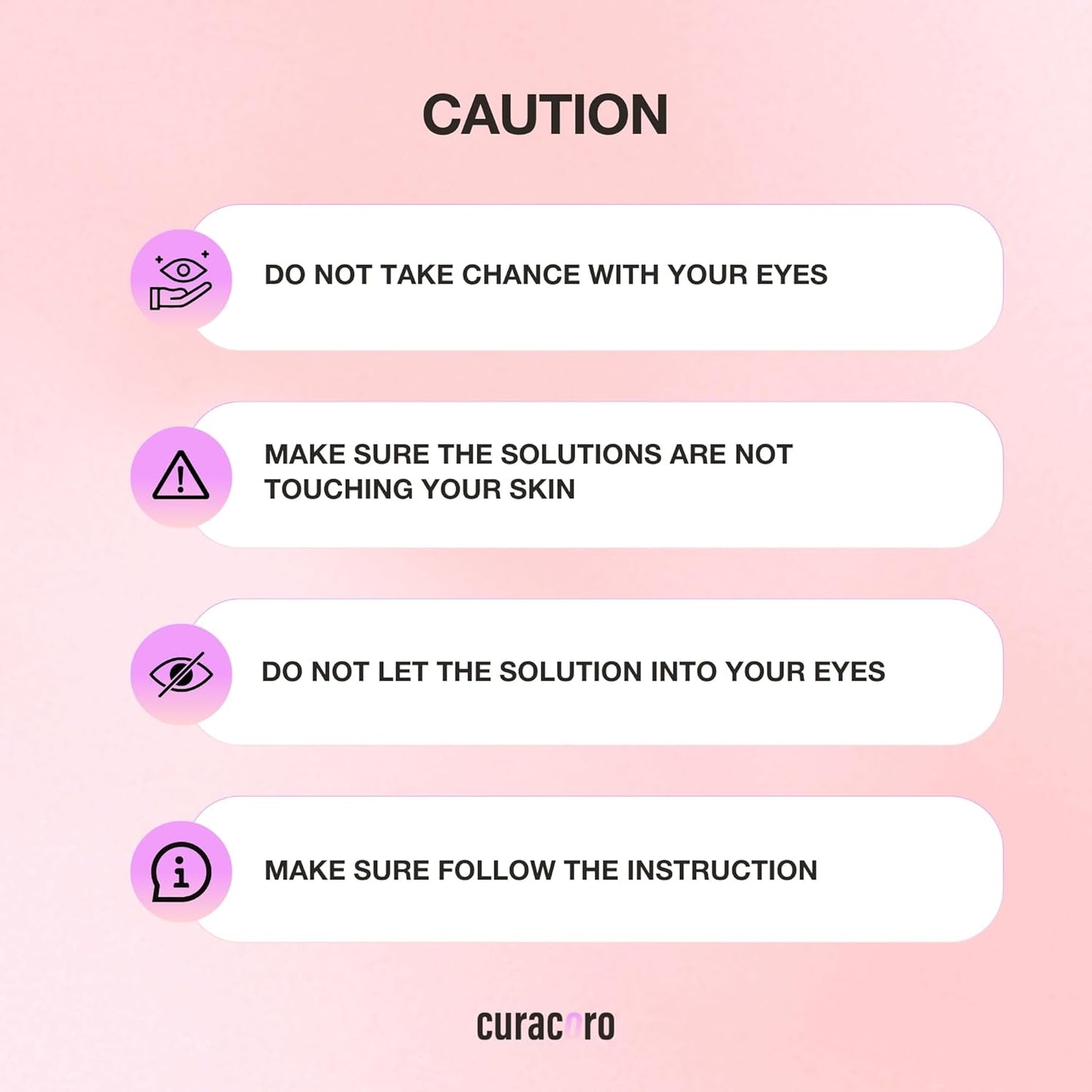 Curacoro Lash Lift Fixation Lotion - Professional Eyelash Perm Kit, Semi-Permanent Lash Curling, Nourishing Collagen, Hygiene Safe & Easy to Clean, Professional Use (Step 3)