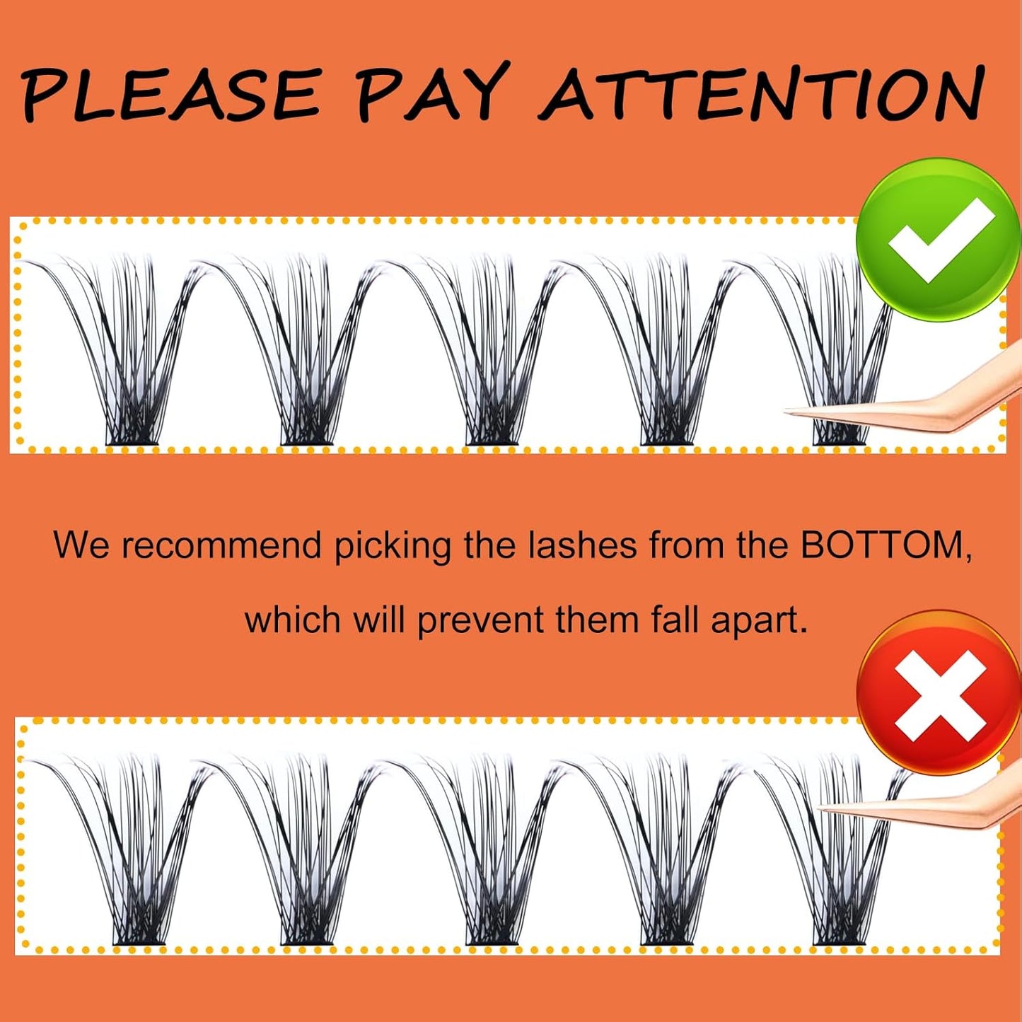 Lash Clusters 280pcs Individual Lashes Mixed Tray Eyelash Clusters VYNIXUS Cluster Eyelash Extensions Natural Cluster Lashes Soft (30D/40D-0.07D-Mix8-14)