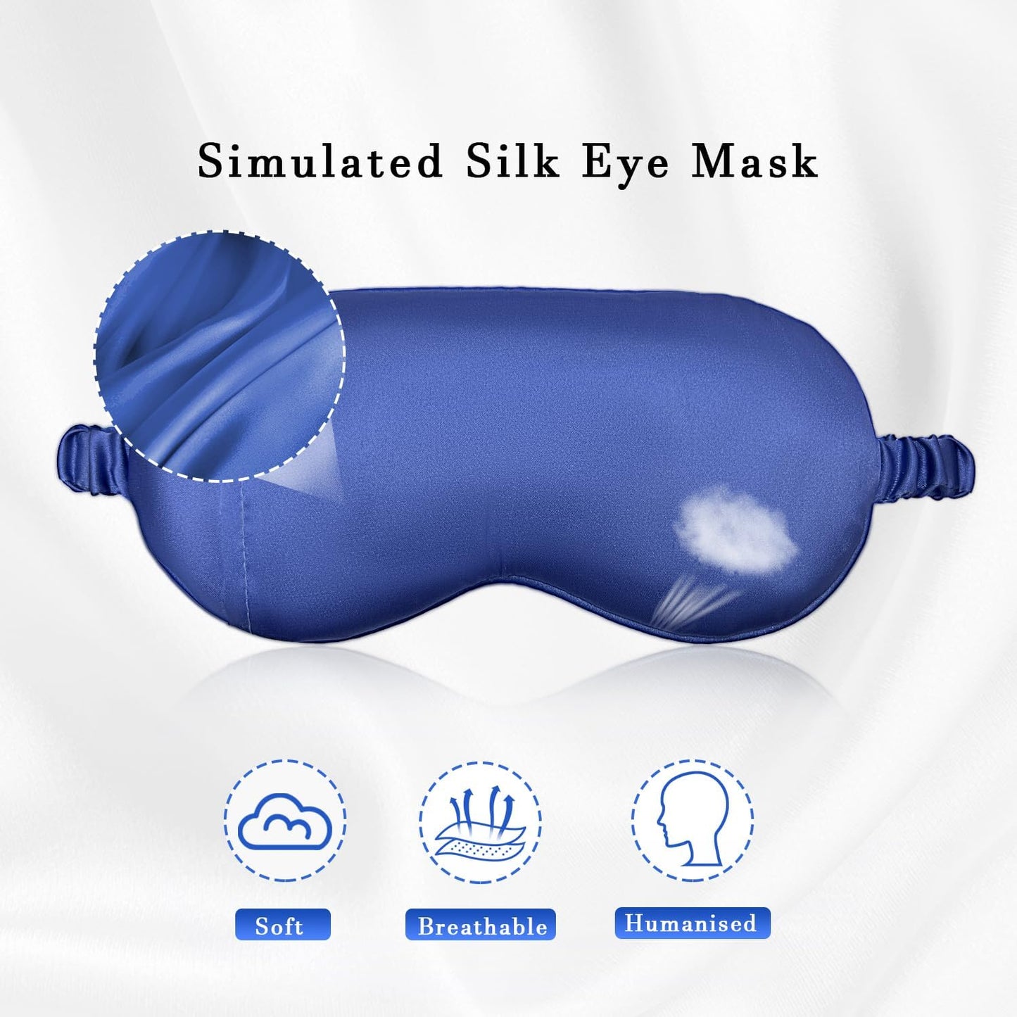 Heated Cold Eye Mask Silky Sleep Mask with Cooling Gel & Microwavable Heating Flaxseed Pad Warm Compress for Dry Eyes Care Sleeping Women Beauty Blindfold for Migraine Puffy Swollen