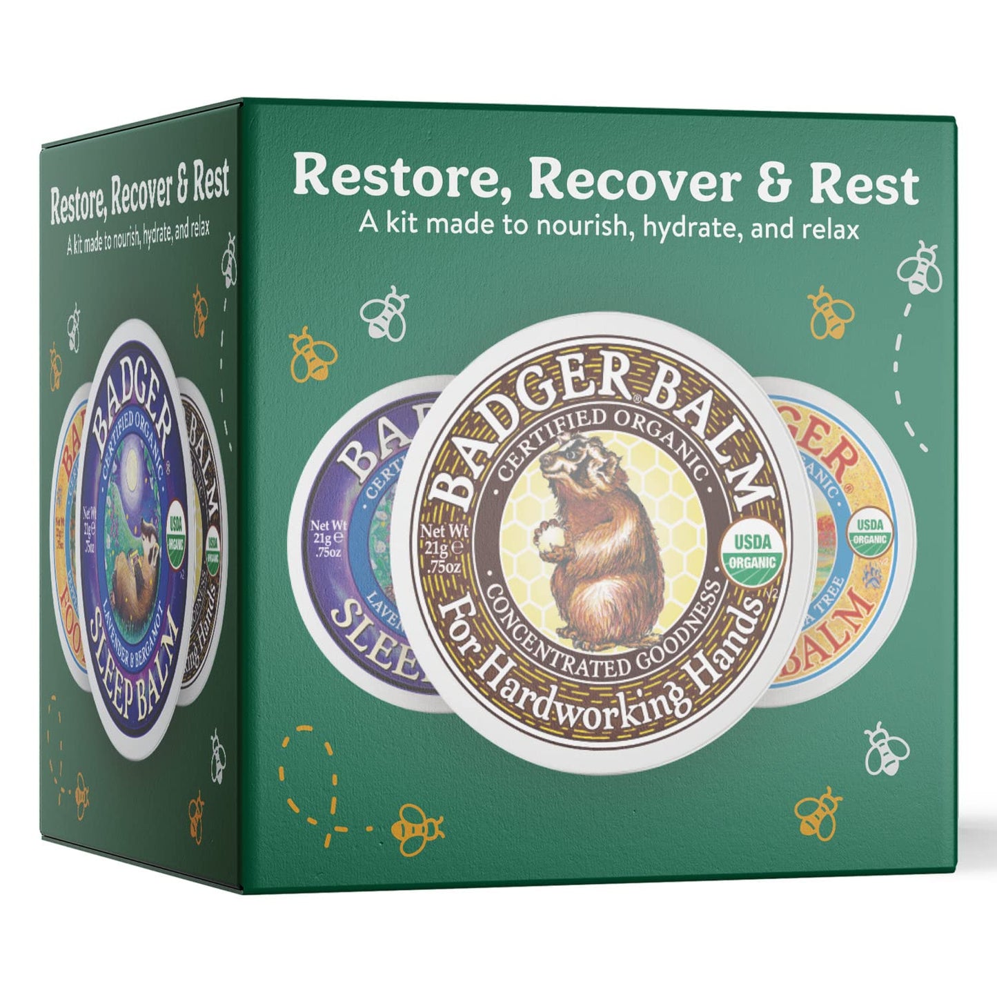 Badger - Restore, Recover & Rest Kit