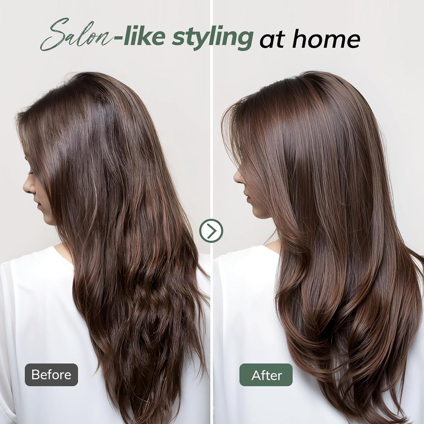 Round Brush for Blow Drying, Nano Thermal Ceramic & Ionic Tech Hair Brush with Boar Bristles, Professional Round Barrel Brush for Styling,Curling and Straightening by Sndyi (2 Inch, Barrel 1 Inch)