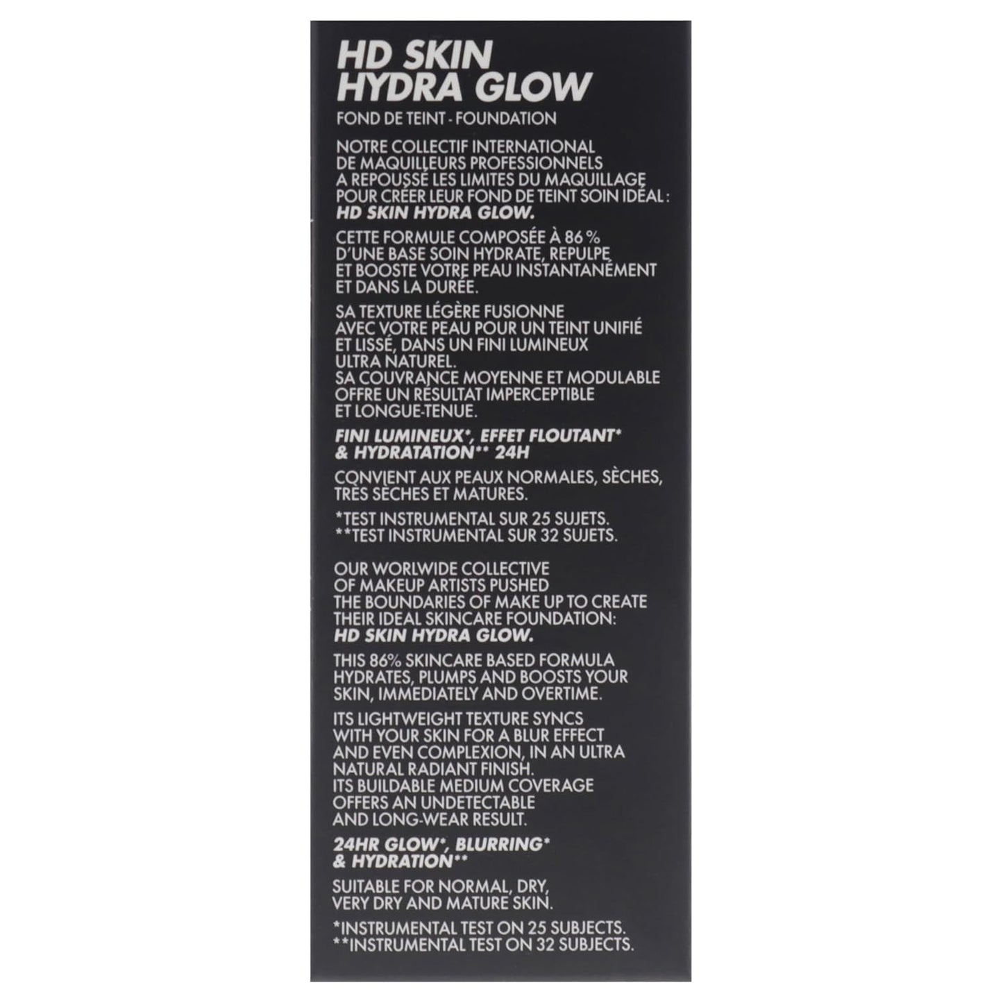 HD Skin Hydra Glow - 1R12 Cool Ivory by Make Up For Ever for Women - 1 oz Foundation