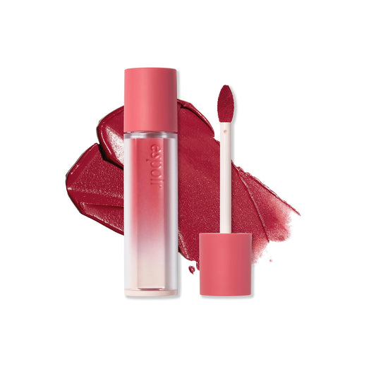 Espoir Couture Lip Tint Fitting Blur #13 Rose Crema 0.14oz | Soft and Creamy Color for Blurry Lip Look | Smudge-Proof Fixing Lip Stain | Lightweight and Comfortable Matte Finish