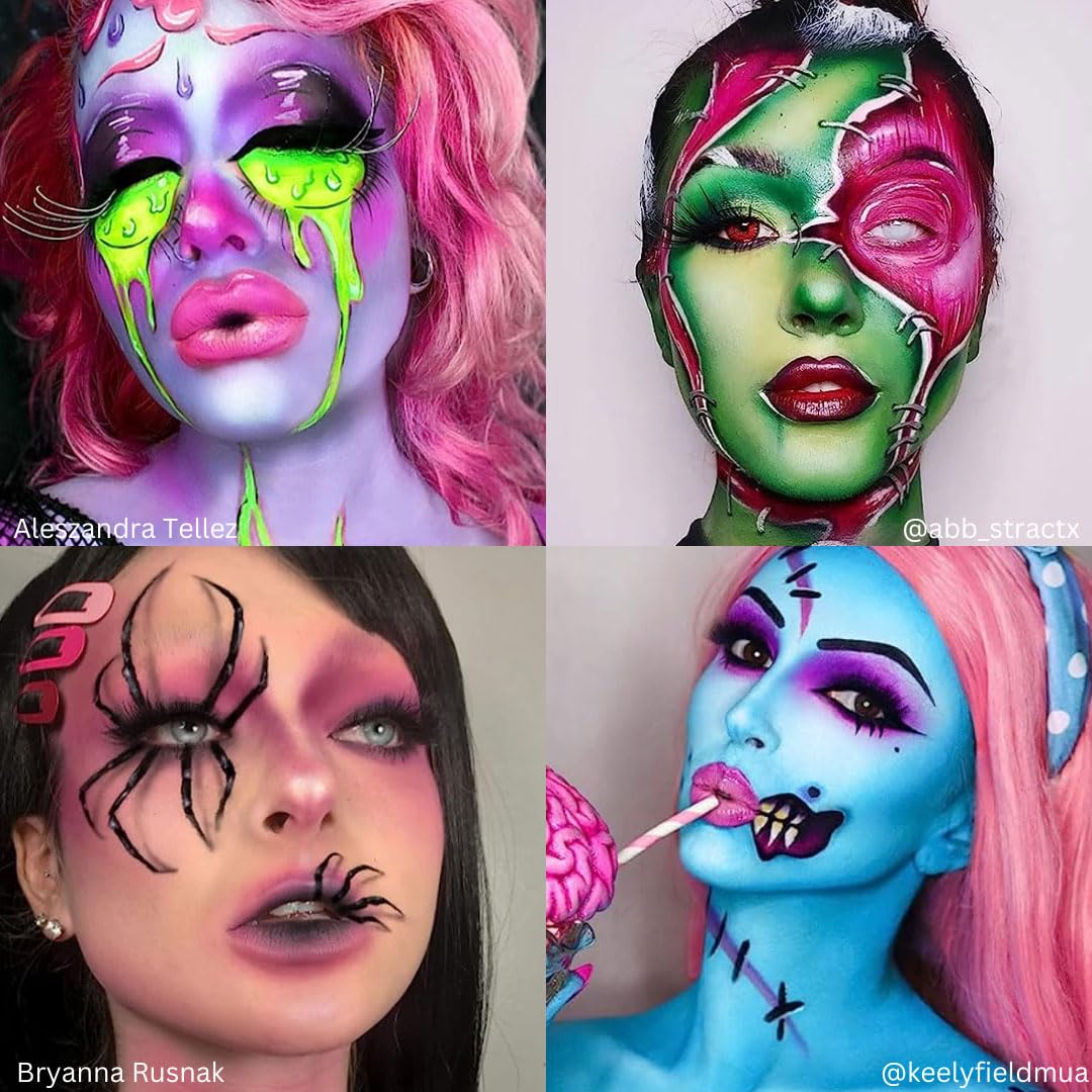 Mehron Makeup Paradise Makeup FX 8 Color Island Palette (formerly Pastel Palette) | Body Paint & Face Paint Palette | Professional & Water Activated | SFX, Halloween, & Cosplay