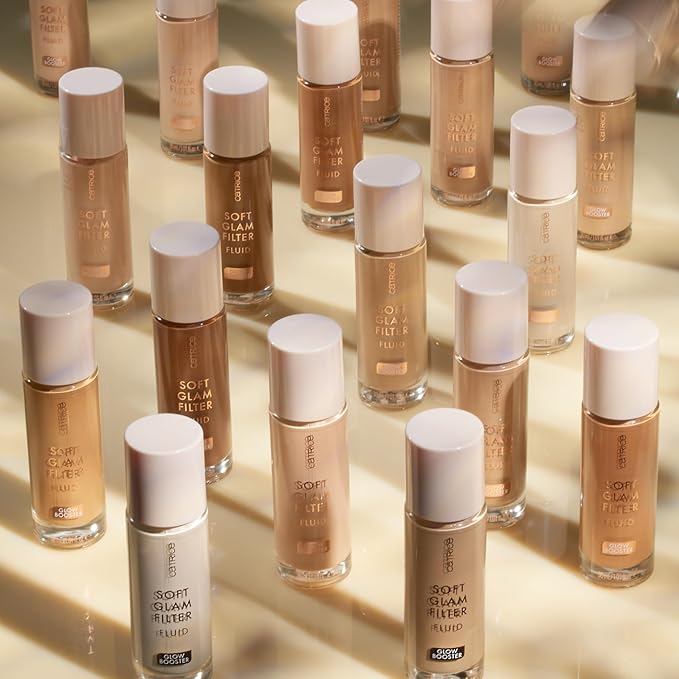 Catrice | Soft Glam Filter Fluid | Luminous Make Up Base & Highlighter for Radiant Complexion | With Vitamin E & Squalene | Vegan & Cruelty Free (65 | Tan)