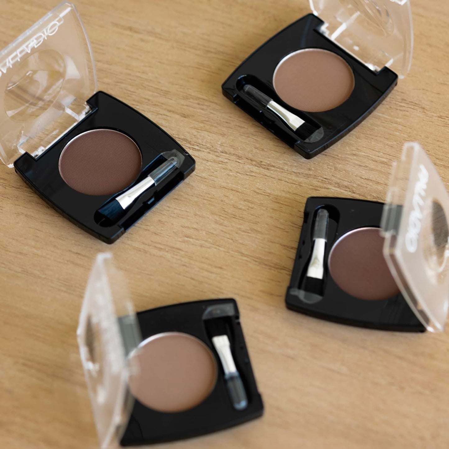 Palladio Brow Powder for Eyebrows, Soft and Natural Eyebrow Powder with Jojoba Oil & Shea Butter, Helps Enhance & Define Brows, Compact Size for Purse or Travel, Includes Applicator Brush, Taupe