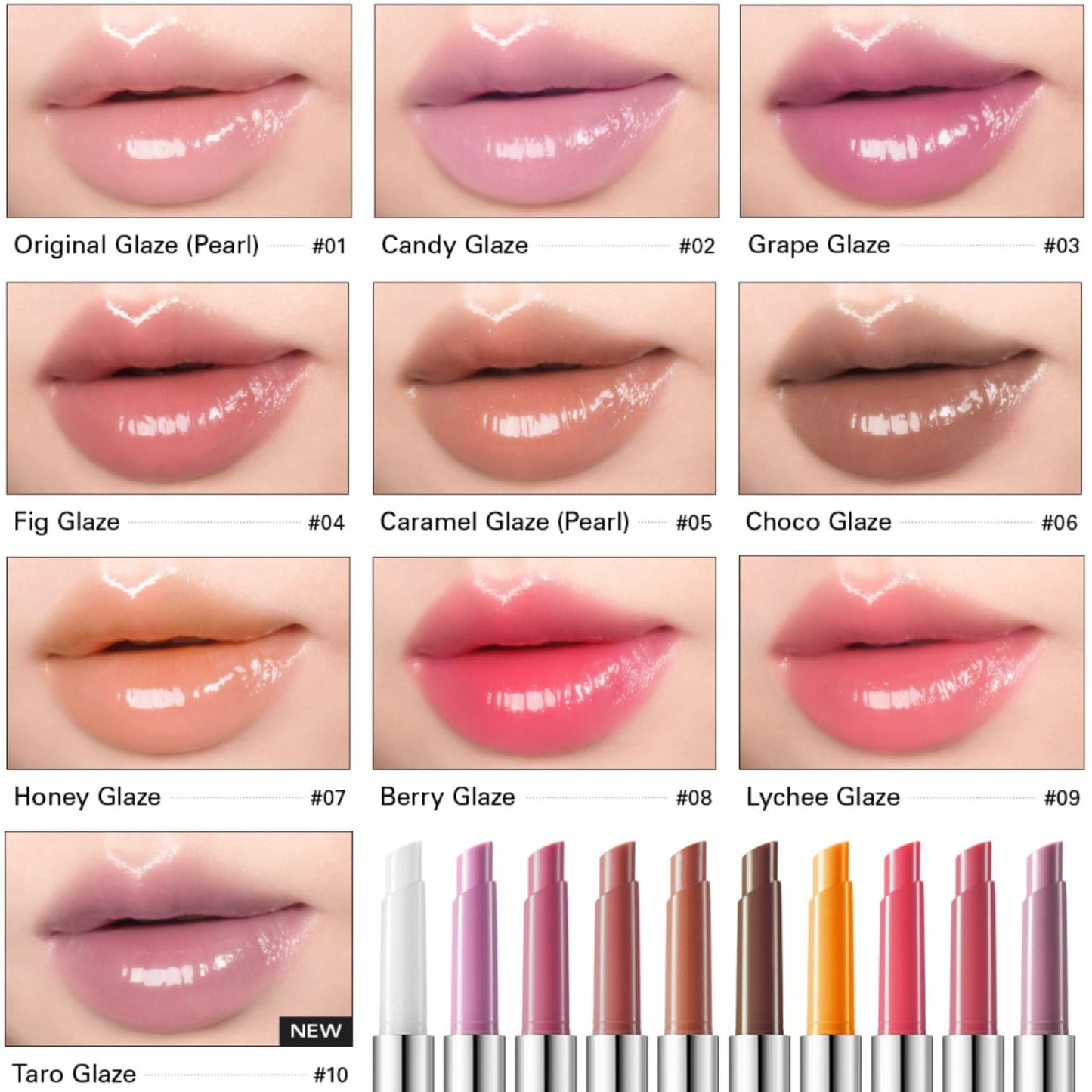 BBIA Over Glaze Stick - Lip Plumping Gloss Melting Balm Lipstick, Intensive Volume Up, High Shine & Glossy, Ultra Watery Moisturizing & Volumizing, Glowy Texture, Korean Lip Makeup (09 LYCHEE GLAZE)