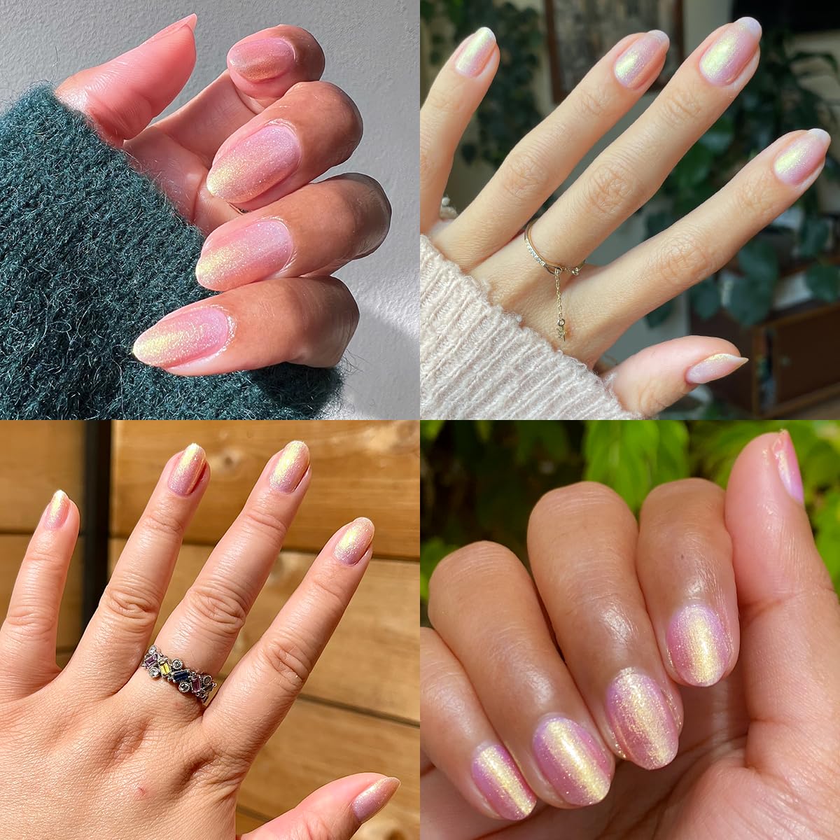 Olive & June Quick Dry Nail Polish | Instant Fast-Drying Smudgeproof Color | 15-free Vegan Cruelty-Free Formula | Lasts up to 5 Days | Salon-Quality Manicure Pedicure at Home | Sugarcoat Shimmery Pink