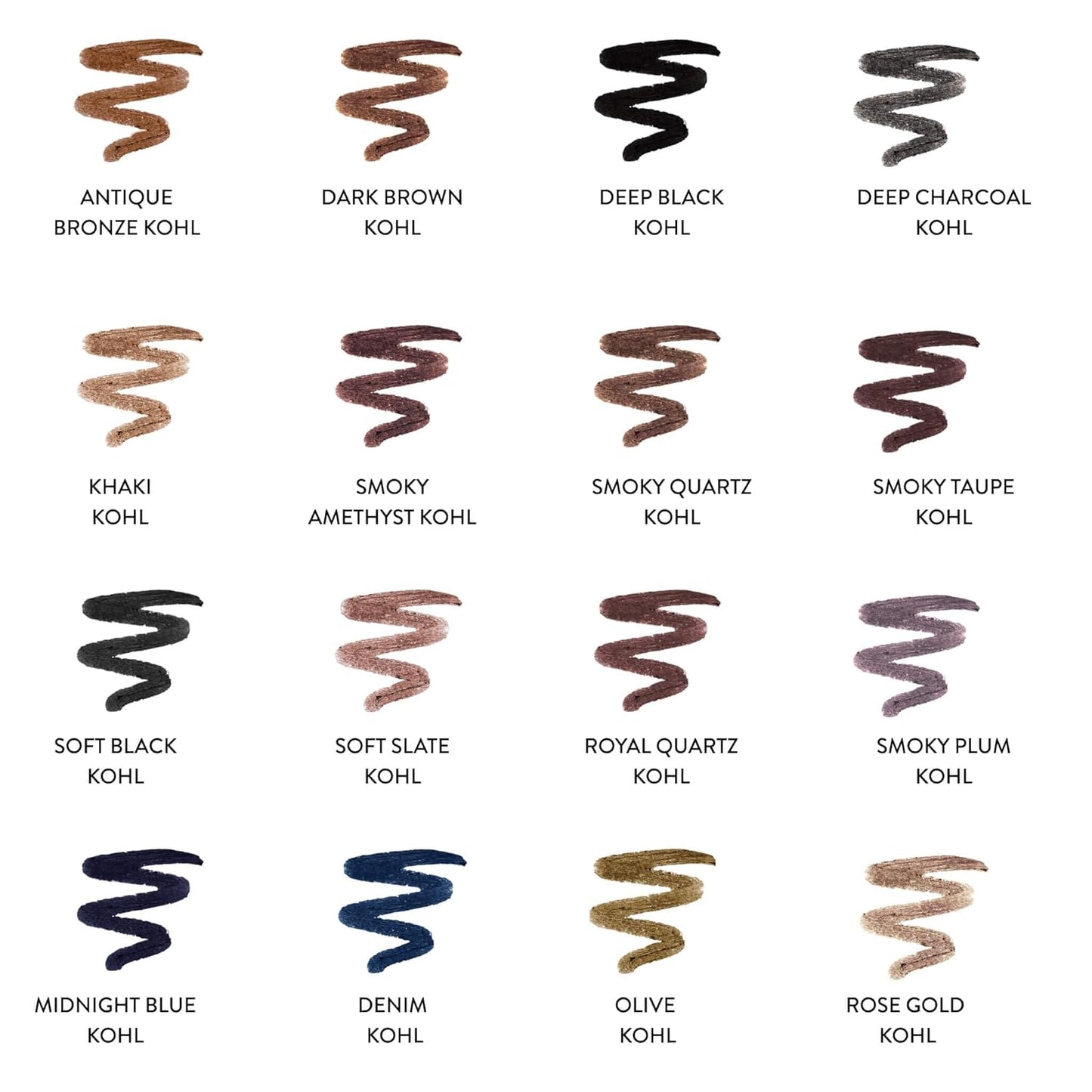 LAURA GELLER NEW YORK Kajal Longwear Kohl Eyeliner Pencil with Caffeine, Smooth & Blendable Makeup, Deep Black