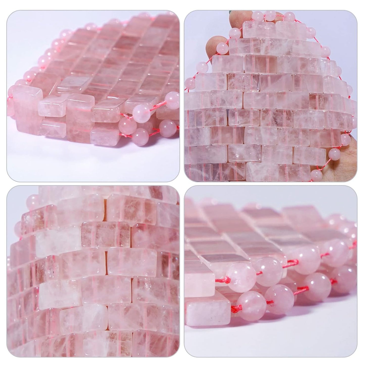 Quartz Eye Mask, Rose Jade Eye Mask Natural Crystal Sleep Mask, Eliminate Wrinkles Puffiness Headache and Migraine Relief Mask (#1-rose quartz)