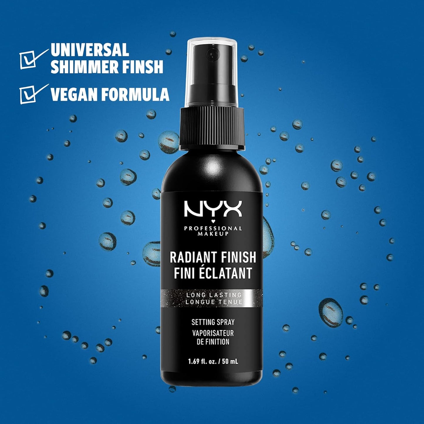 NYX PROFESSIONAL MAKEUP Makeup Setting Spray - Radiant Finish, Long-Lasting Vegan Formula