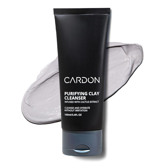 Cardon Men's Deep Pore Cleaning Clay Face Wash, 4x Better Than Charcoal, Oily, Acne-Prone Skin | Korean Premium Skin Care | Remove Face Oil & Dirt, (1 CT)