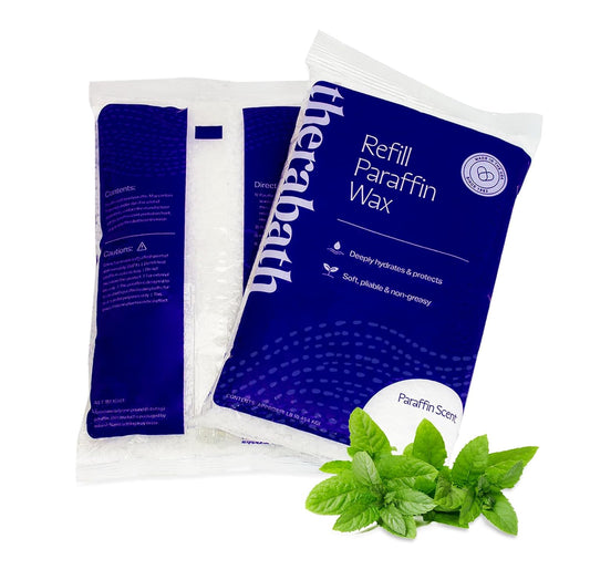 Therabath Paraffin Wax Refill - Thermotherapy - For Hands, Feet, Body - Deeply Hydrates & Protects - Made in USA, 6 lb. Wintergreen