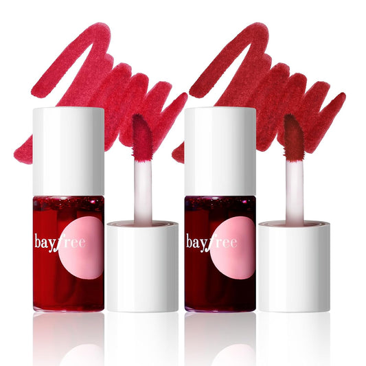 Lip Tint Stain, Long Lasting Korean Lip Stain Set, Non-sticky Waterproof Lightweight Lip and Cheek Tint, Moisturizing High Pigment Water Tint, Matte Finish Lip Tint
