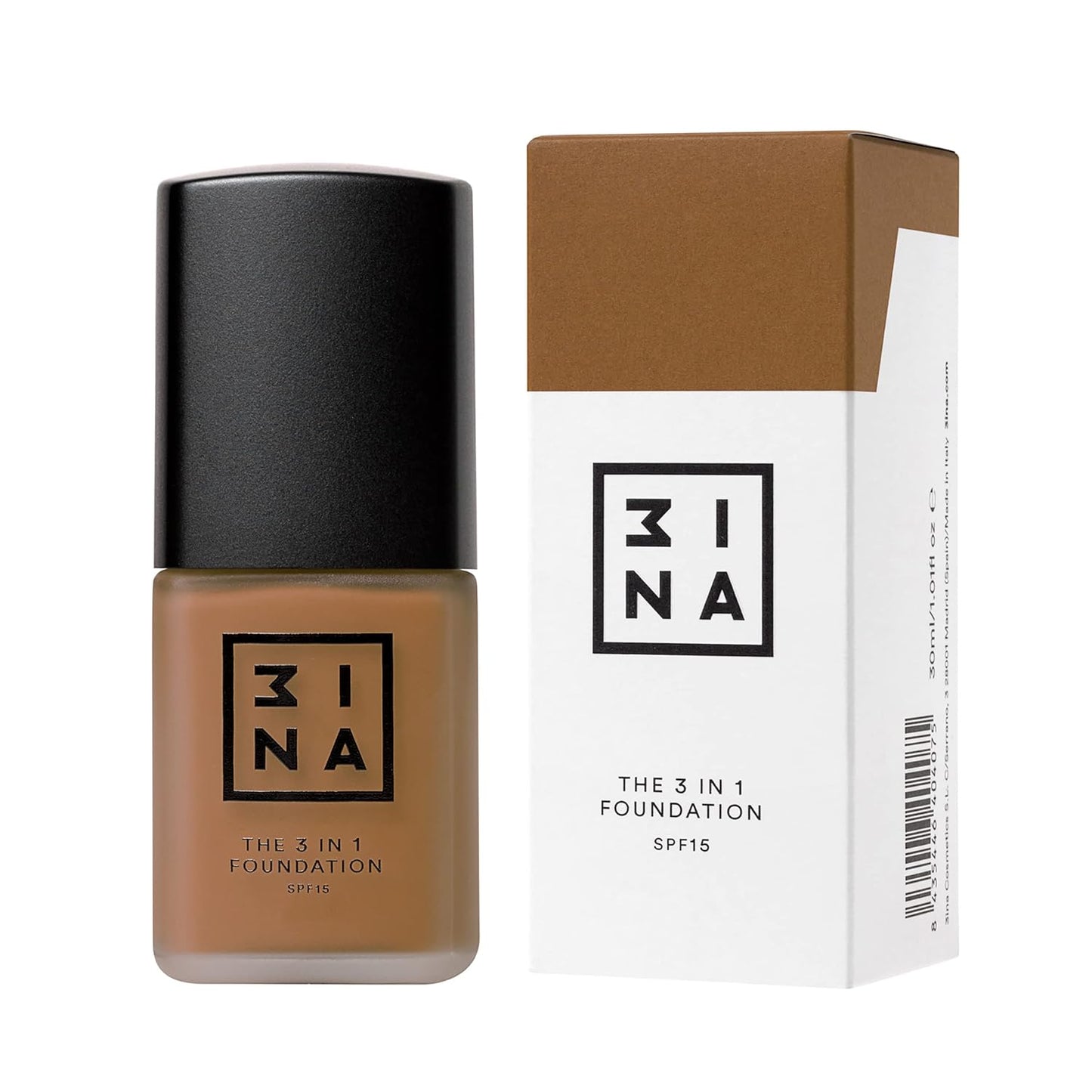 3INA The 3-In-1 Foundation 222 - Vegan Formula - Combination Of Primer, Concealer And Foundation - Medium Coverage - Natural Finish - Perfect For Covering Lines And Blemishes - Long Lasting - 1.01 Oz