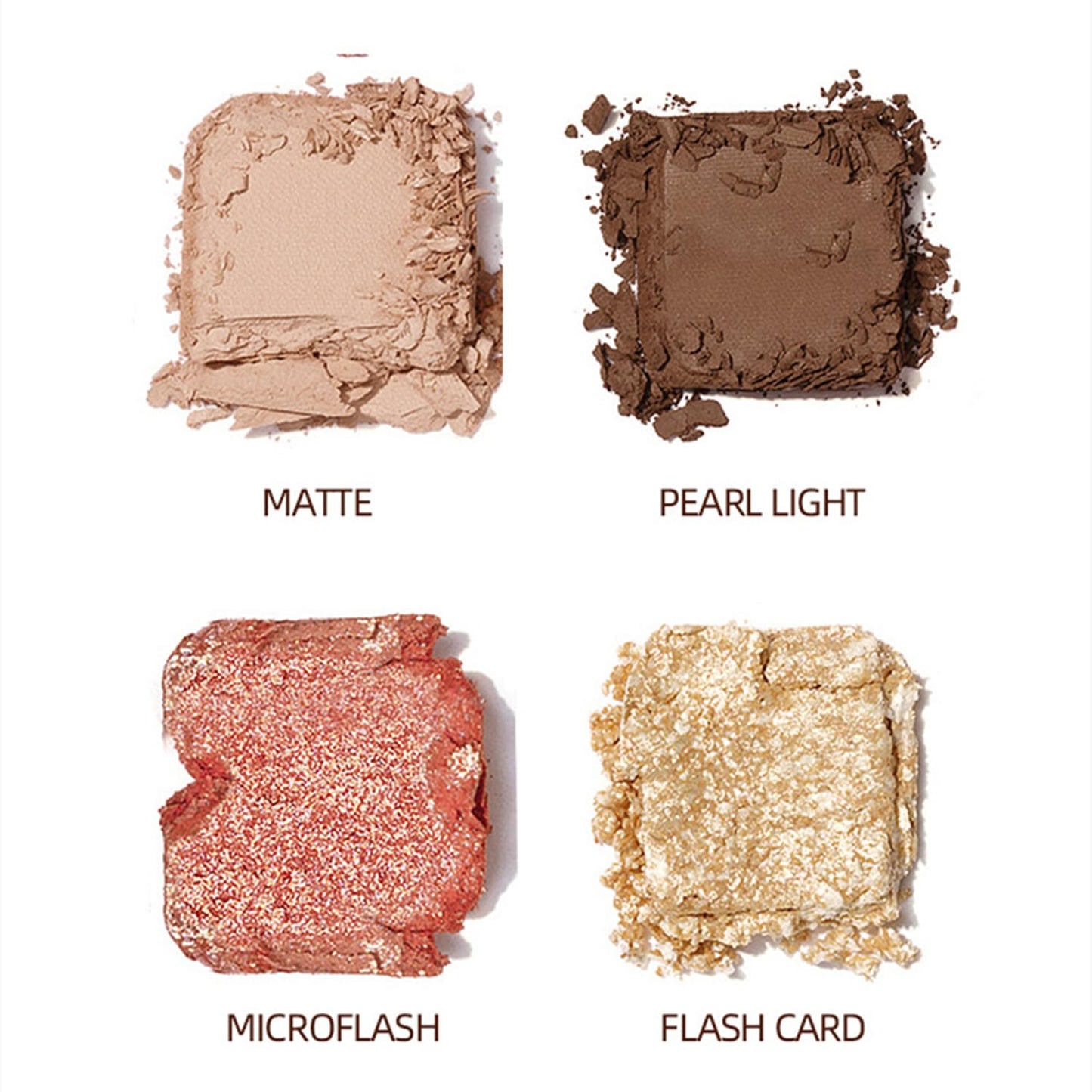 Mattew Eyeshadow Palette 9 Colors Cool Toned Matte Glitter Eyeshadow Palette (Color 01)