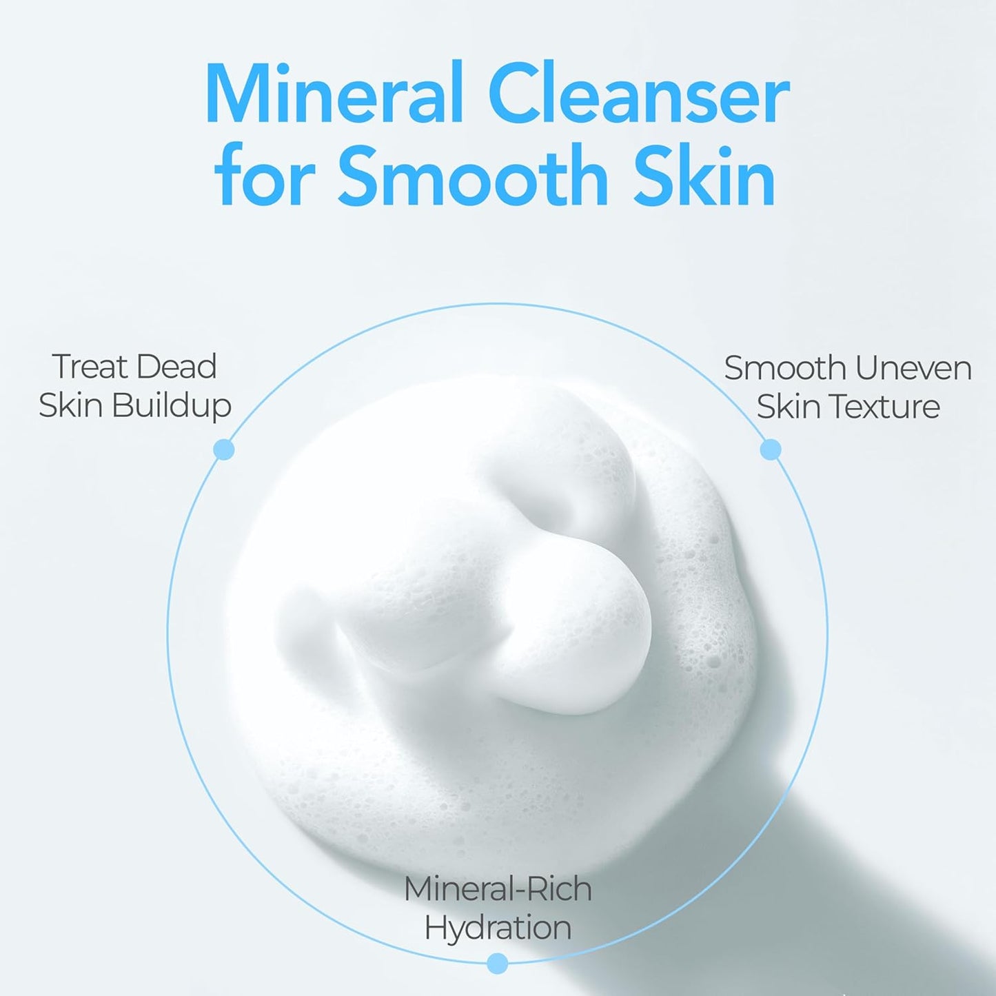 Dr.Deep All in One Cleansing - Korean Foaming Facial Cleanser for Bumpy Skin & Blackheads, Makeup Removing Cleanser & Gentle Face Wash for All Skin Types - 5.07 fl. oz