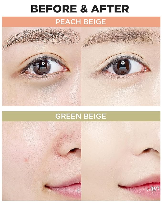 THESAEM Cover Perfection Pot Concealer #Peach Beige - High Adherence & Coverage Balm, Conceals Dark Circles, Corrects Dark Under Tones, Matte Finish Sebum Control for Oily and Combination Skin