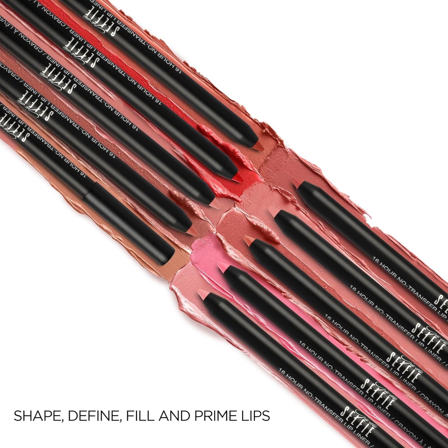 GA-DE Selfie 16 Hours Lip Liner, 850 - Long-Lasting, Transfer-Resistant Lip Liner Pencil - Lightweight, Creamy Soft Texture, High-Pigmented - 0.02 oz